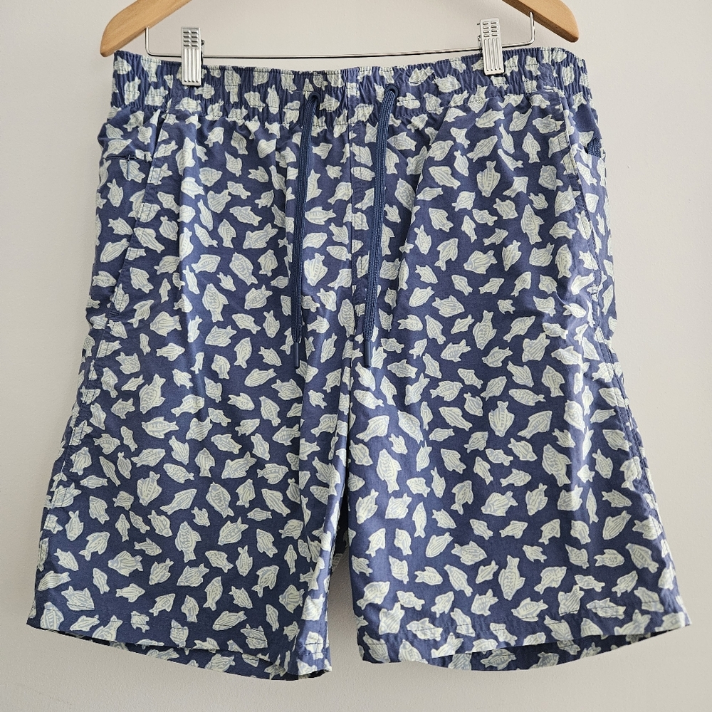 Lands' End Men's 9" Volley Hydroliner Swim Trunks Size M